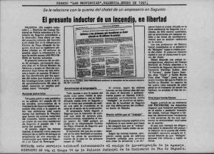 INVESTIGACION DE UN INCENDIO